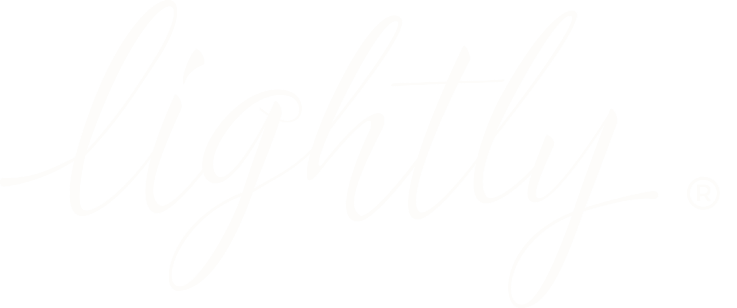lightly